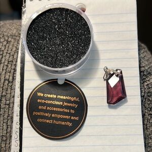 Purple Gemstone Pendant